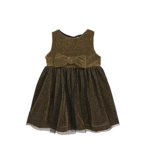 POPATU Metallic Sleeveless Tulle Dress